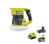 Ryobi RBP18150-0 Lucidatrice Batteria 18V ONE+ 150mm 4600 rpm Kit (2.0 + 4.0) Ah