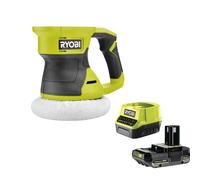 Ryobi RBP18150-0 Lucidatrice Batteria 18V ONE+ 150mm 4600 rpm Kit 2.5 Ah