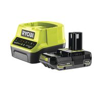 Ryobi RC18120-120 Kit Batteria RB1820C Caricabatteria 18V ONE+ 1x2.0 Ah