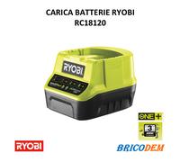 Ryobi RC18120 - Caricabatterie per batterie 18V ONE+