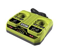 Ryobi RC18240 Caricabatterie 2 Porte Parallelo 18V ONE+ 4Ah/h