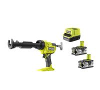 Ryobi RCG18-0 Pistola Cartucce Batteria 18V ONE+ 2225N 6 Velocità Kit 2x4.0 Ah