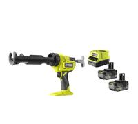 Ryobi RCG18-0 Pistola Cartucce Batteria 18V ONE+ 2225N 6 Velocità Kit 2x5.0 Ah