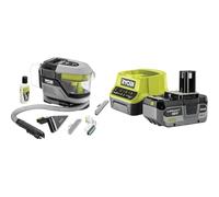 Ryobi RDC18BL-140 Smacchiatore Multisuperfici 18V ONE+ Brushless con Batteria 4.0 Ah e Caricabatterie - Lavaggio Profondo di Tappeti, Divani, Moquette, Tappezzeria e Interni Auto