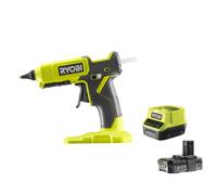 Ryobi RGL18-0 Pistola Colla Caldo Batteria 18V 130/200°C 11/12mm Kit 2.5 Ah