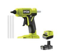 Ryobi RGLU18-0 Pistola Colla A Caldo Batteria 18V Ø11 mm 3 Bastoncini 1x2.0Ah