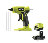 Ryobi RGLU18-0 Pistola Colla A Caldo Batteria 18V Ø11 mm 3 Bastoncini 1x2.5Ah