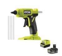 Ryobi RGLU18-0 Pistola Colla A Caldo Batteria 18V Ø11 mm 3 Bastoncini 1x50Ah