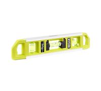 Ryobi RHLTL-228 Livella Magnetica Torpedo, Lunghezza 228 mm, Bolla Centrale Removibile per Essere Appesa a Corda
