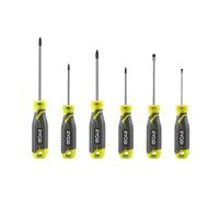 Ryobi RHSDS6PC Set Giraviti Magnetici Punte Magnetiche Antiscivolo 6 Pezzi