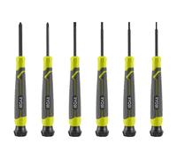 Ryobi RHSDSPC6 Set Giraviti Precisione Capuccio Girevole Punta Anti-Ossidazione