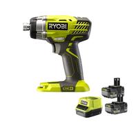 Ryobi RID1801M Avvitatore Impulsi Batteria 18V ONE+ 220Nm 1/4" HEX Kit 2x5.0 Ah