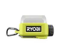 RYOBI Lanterna USB al litio da 4 V, 3 intensità: 250/50/15 lumen, compatibile con il sistema Ryobi LINK (venduto senza batteria) - RLA4-0