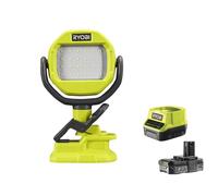 Ryobi RLC18-0 Torcia LED Pinza Batteria 18V ONE+ 100 Lumens Kit 2.0 Ah