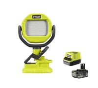 Ryobi RLC18-0 Torcia LED Pinza Batteria 18V ONE+ 100 Lumens Kit 5.0 Ah