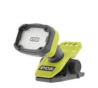 Ryobi RLC4-0 Lampada con Pinza a Batteria 4V USB Lithium, 3 Intensità: 1000/300/100 Lumen, Testa Orientabile, Compatibile con Sistema LINK, Batteria Non Inclusa