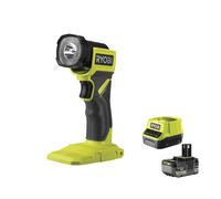Ryobi RLF18-0 Torcia LED Batteria 18V ONE+ 280 Lumen Inclinabile 90° Kit 5.0 Ah
