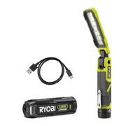 Ryobi RLI4-120G Luce Magnetica Batteria 4V USB Lithium 650 Lumen 1x2.0 Ah
