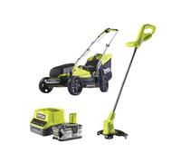Ryobi RLM1833BLT1825M Kit Tosaerba, Tagliabordi e batteria (1x4.0Ah)