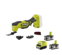 Ryobi RMT18-0 Utensile Multifunzione Batteria 18V ONE+ Angolo 3° Kit 2x4.0 Ah