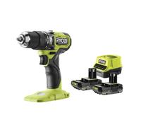 Ryobi RPD18BL1-2C20S Trapano Percussione Batteria 18V Brushless 2x2Ah