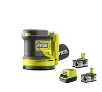 Ryobi RROS18-0 Levigatrice Rotorbitale Batteria 18V ONE+ ⌀ 125mm Kit 2x4.0 Ah