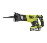 Ryobi RRS1801M Sega Diritta Gattuccio Batteria 18V ONE+ 22mm 3100 rpm Kit 2.0 Ah