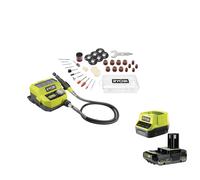 Ryobi RRTS18-0A35 Utensile Rotativo 18V ONE+ 35 Accessori Kit 2.5 Ah
