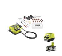Ryobi RRTS18-0A35 Utensile Rotativo 18V ONE+ 35 Accessori Kit 4.0 Ah