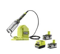 Ryobi RSI18-0 Saldatore Batteria 18V ONE+ 200/480°C Cavo 82cm 2X4.0 Ah