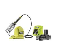 Ryobi RSI18-0 Saldatore Batteria 18V ONE+ 200/480°C Cavo 82cm Kit 2.0 Ah