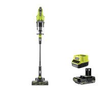 Ryobi RSV18-0 Aspirapolvere Batteria 18V ONE+ 820l/min 600ml 24cm Kit 2.5 Ah