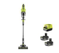 Ryobi RSV18-0 Aspirapolvere Batteria 18V ONE+ 820l/min 600ml 24cm Kit 2x5.0 Ah