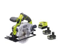 Ryobi RWSL1801M Sega Circolare Batteria 18V ONE+ 150mm 45mm 4700rpm Kit 2x5.0Ah