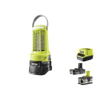 Ryobi RY18BZA-0 Lanterna Insetticida Batteria 18V LED USB UV 365nm (2.0+4.0)Ah