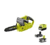 Ryobi RY18CS20A-0 Elettrosega Batteria 18V ONE+ 20 cm 4.6 m/s Kit (2.0 + 4.0) Ah
