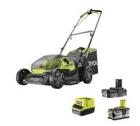 Ryobi RY18LMX37A-0 Rasaerba Brushless Batteria 18V ONE+ 37cm 20-70mm (2.0+4.0)Ah