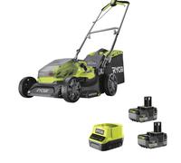 Ryobi RY18LMX37A-0 Rasaerba Brushless Batteria 18V ONE+ 37cm 20-70mm Kit 2x5.0Ah