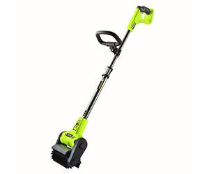 Ryobi RY18PCB-0 Pulisci Pavimenti a Batteria 18V ONE+, per Pulizia Esterni, Design Ergonomico e Confortevole, Impugnatura Regolabile, Spazzola in Nylon 16.2cm Inclusa, Batteria Non Inclusa