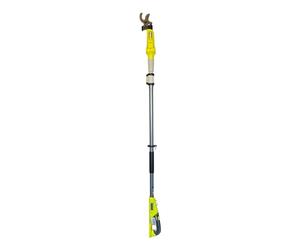 Ryobi RY18PLA-0 Potatore Svettatoio Troncarami Telescopico 18V ONE+™, Asta Telescopica 1,9-2,7 m, Testina Pivotante 150°, Solo Corpo Macchina, Tracolla Inclusa