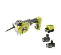 Ryobi RY18PSA-0 Seghetto Potatura 18V ONE+ 15cm 8TPI 80mm Kit 2x5.0 Ah