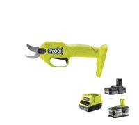 Ryobi RY18SCA-0 Potatore Batteria 18V ONE+ Lame Bypass SK5 20/25mm (2.0 +4.0) Ah