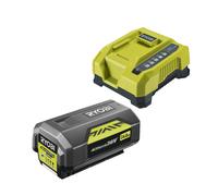 Ryobi RY36BC60A-140 Batteria RY36B40B 4.0Ah Caricabatterie RY36C60A 36V MaxPower