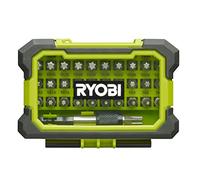 Ryobi Set 32 Inserti Torx Impact Rated con Portainserti Magnetico, Bit Torque+, per Avvitatori e Trapani, RAK32TSD