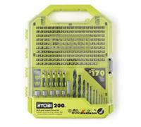 RYOBI Set da 200 punte per trapano e avvitatore a percussione
