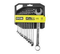 Ryobi - Set di 12 chiavi, angolo di ripresa 15° - RHWR12PC