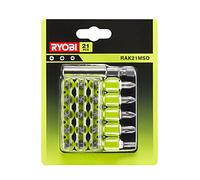 Ryobi Set di 21 punte per cacciavite con rastrelliere, 25 mm
