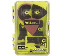 RYOBI - Set di accessori per lama multifunzione oscillante da 16 pezzi - A241601