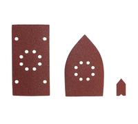 Ryobi SMS30A Kit Carte Abrasive Miste Delta Prolunga 1/3 Foglio Grana 80/100/120