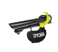Ryobi Soffiatore Aspiratore Trituratore Foglie 3000W RBV3000CESV | 3 Funzioni in 1: Soffia, Aspira e Tritura; Velocità Aria 375 km/h, Triturazione 16:1, Sacco 45L